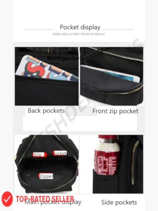 Mini Nylon Daypack Lightweight Casual Backpack Travel Handbag Bookbag main image 6